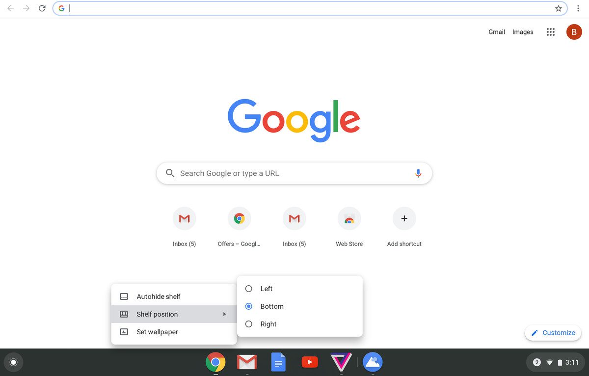 Passen Sie Ihren Chromebook-Desktop an