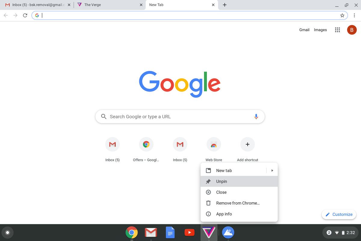 Passen Sie Ihren Chromebook-Desktop an