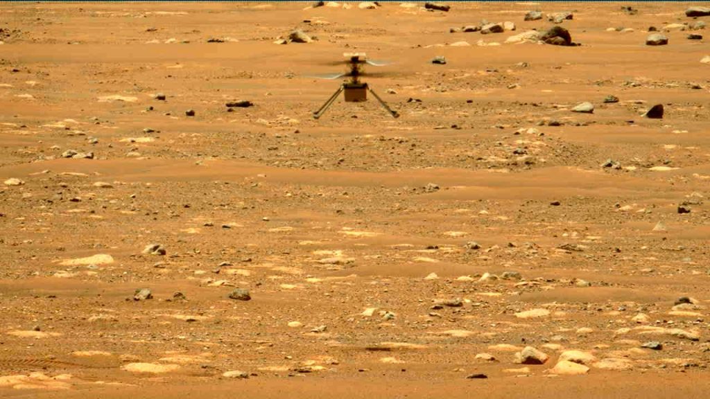 Der Mars Creativity Helicopter fliegt seit mehr als einem Jahr