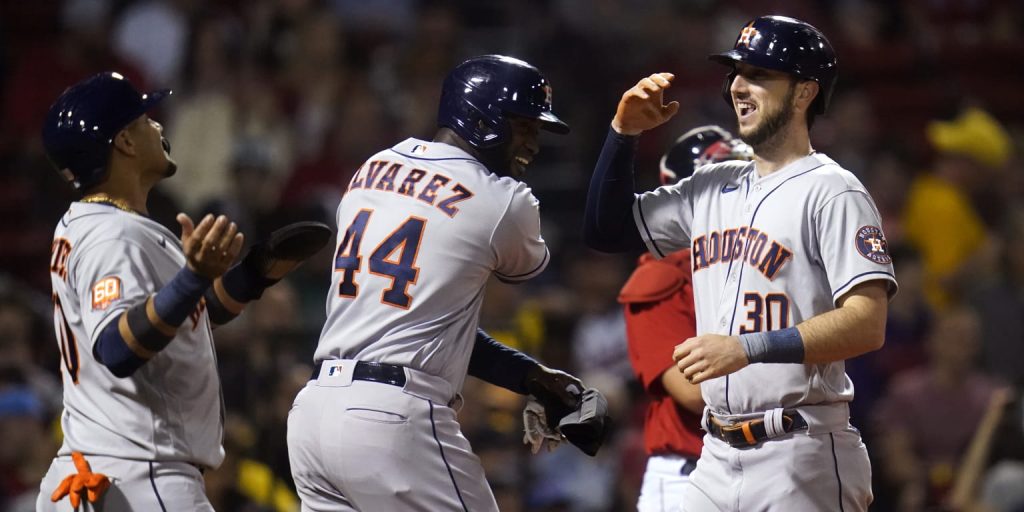 Die Astros erzielten in der zweiten Halbzeit 5 Heimspiele gegen die Red Sox