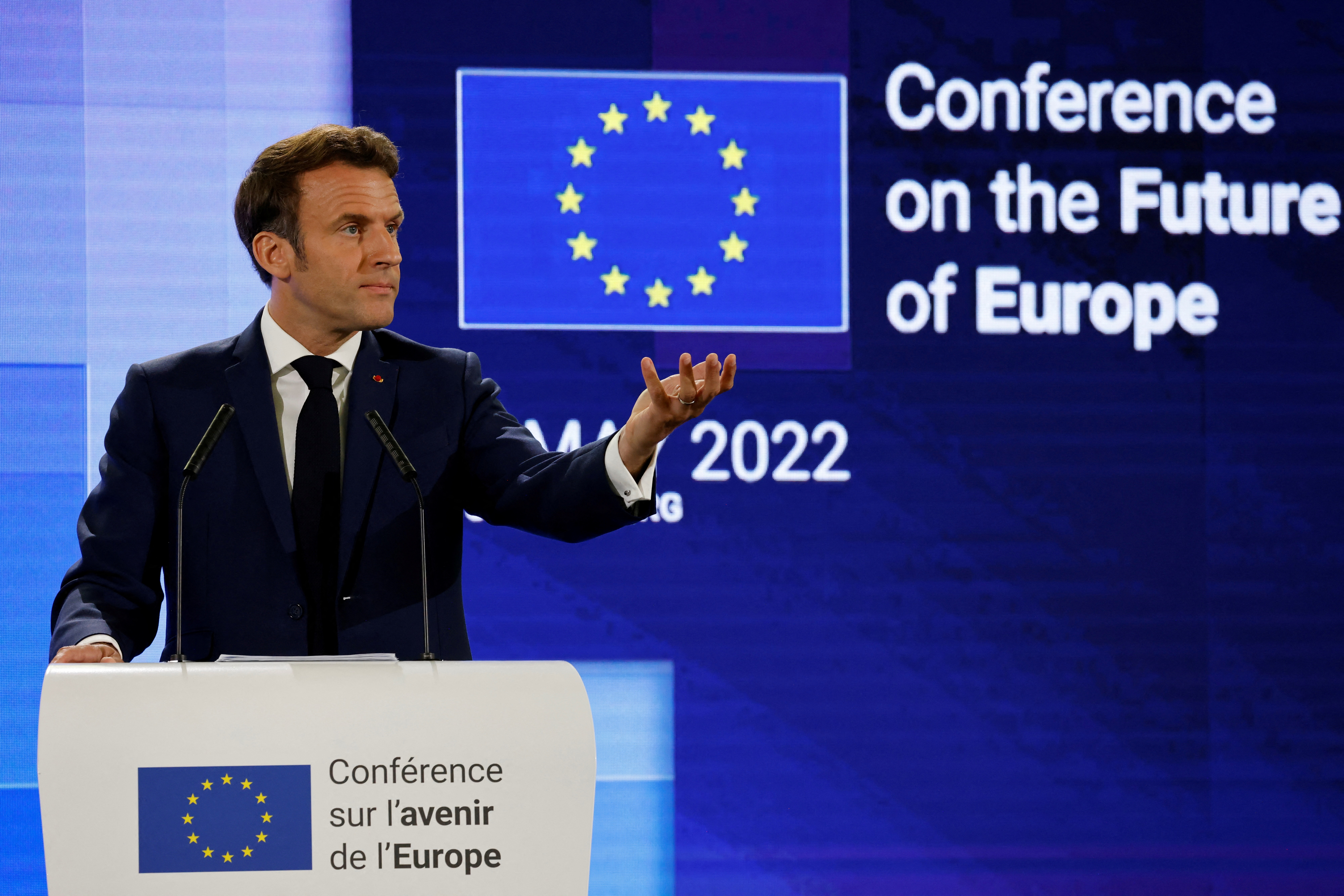 Abschlussveranstaltung der Konferenz der Europäischen Union zur Zukunft Europas in Straßburg