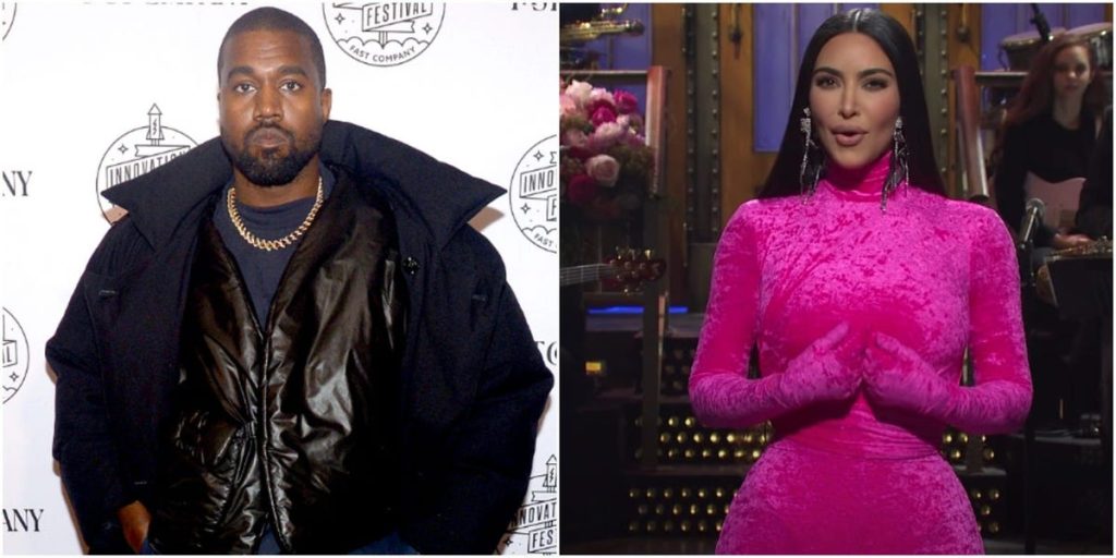 Kim Kardashian verlässt Kanye West aus ihrem SNL-Monolog