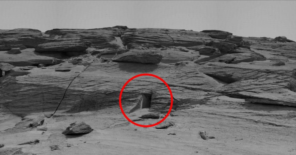 Schlechte Nachrichten!  Diese "Tür" auf dem Mars sieht nicht viel aus, wenn sie herausgezoomt wird