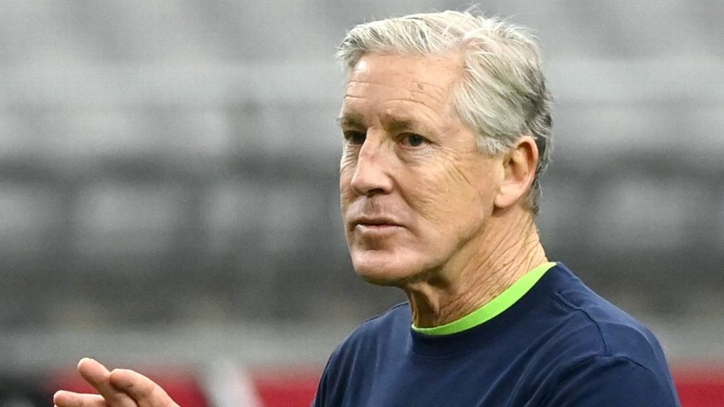 Trainer Pete Carroll sagt, er sehe die Seattle Seahawks vor Beginn der Saison 2022 nicht im QB handeln