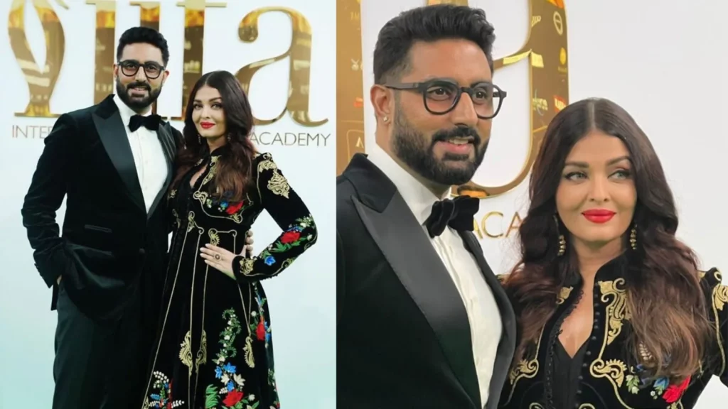 Aishwarya Rai - Abhishek Bachchan Zwillinge in Schwarz bei der IIFA, Amitabh Bachchans Reaktion