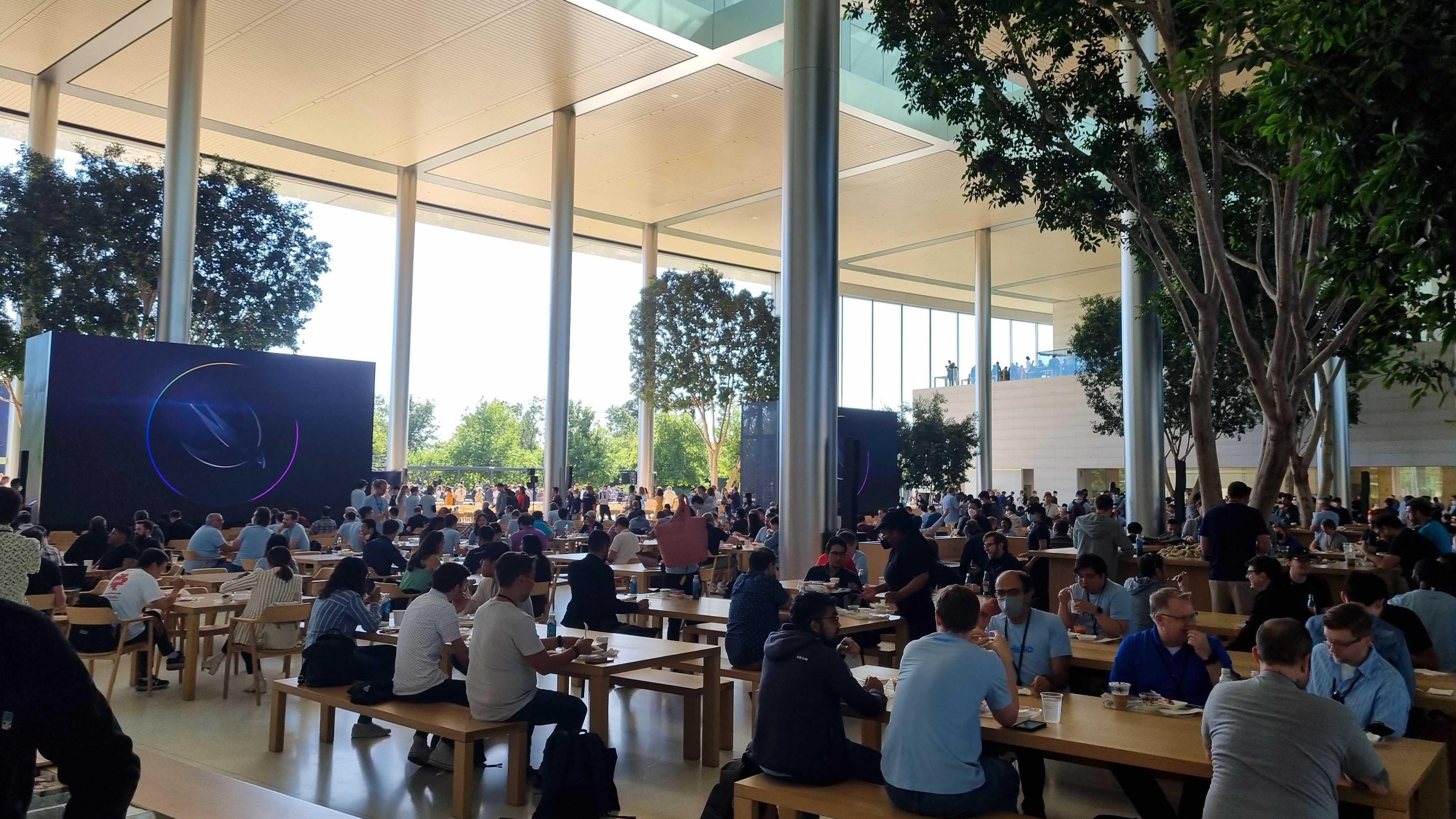 Apple Campus während der WWDC 2022