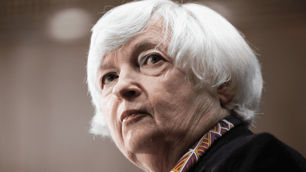 Finanzabteilung.  Yellen sagt, der einzige Weg zur Lösung der Energiekrise sei der „Umstieg auf erneuerbare Energien“