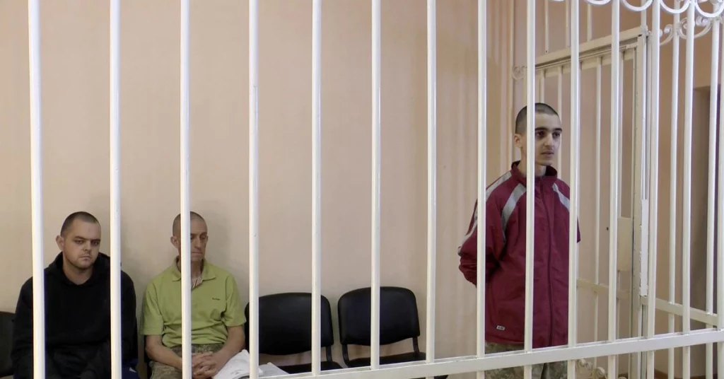 Zwei Briten und ein Marokkaner wurden von einem russischen Vollmachtsgericht in der Ukraine zum Tode verurteilt