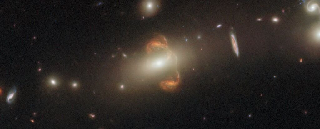 Atemberaubendes Hubble-Bild enthüllt seltsamen „Spiegel“ der Galaxie