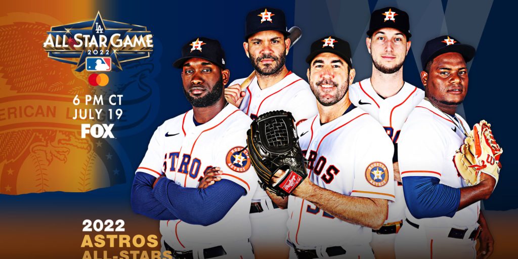 Justin Verlander, Jordan Alvarez, Kyle Tucker, Framber Valdez zum All-Star-Spiel