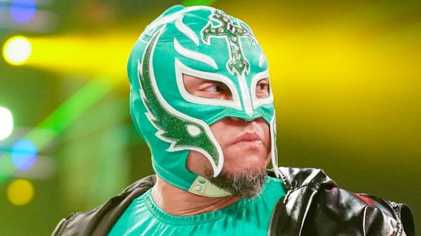 Rey Mysterio at WWE Elimination Chamber 2022
