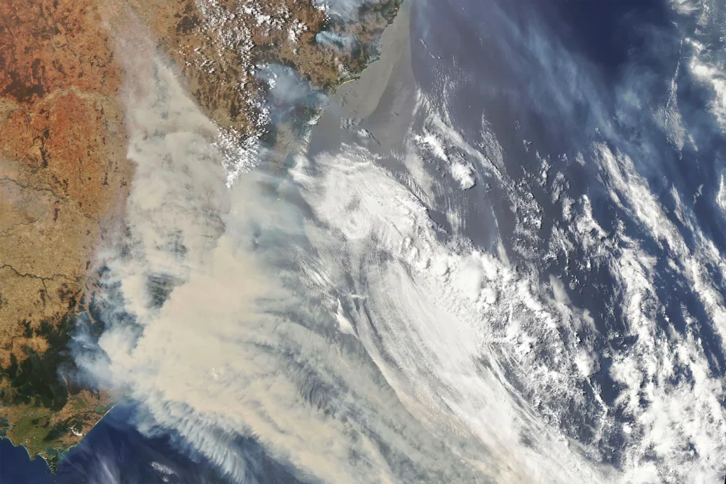 Laut einer Studie haben australische Brände die Ozonschicht beschädigt und die Stratosphäre erwärmt