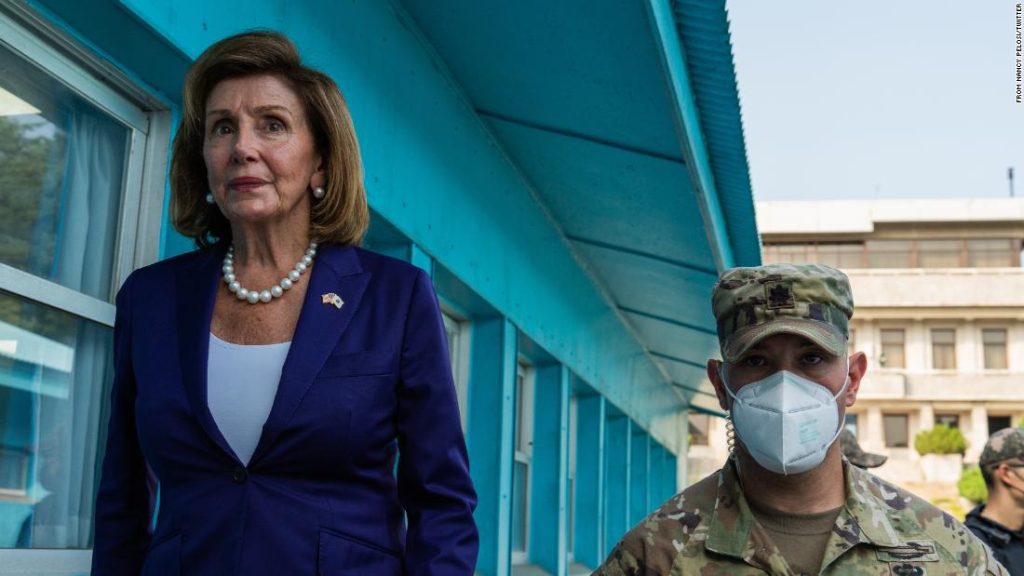 Nancy Pelosi besuchte mit einer Delegation des Kongresses die entmilitarisierte Zone Koreas