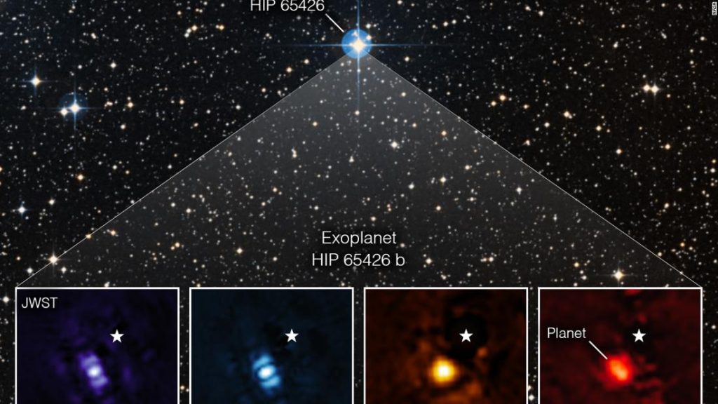 Das Webb-Teleskop macht das erste direkte Bild eines Exoplaneten