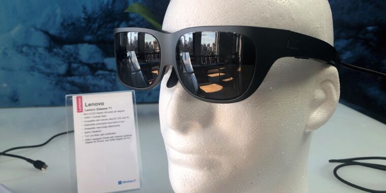 Lenovo kündigt Consumer-AR-Brille an, die iPhones verbinden kann