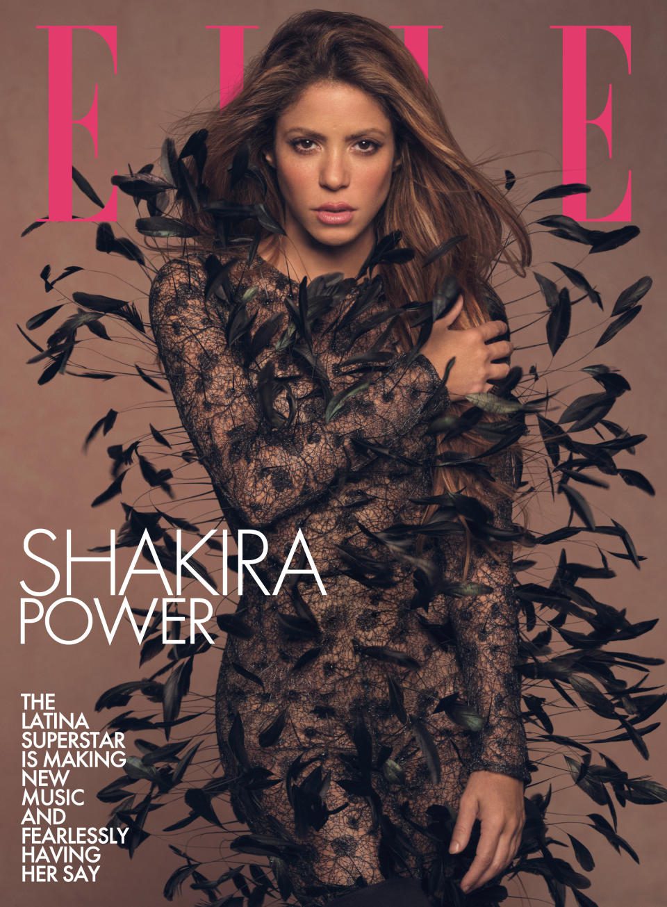 Shakira erscheint auf dem digitalen Cover von Elle im Oktober 2022.  (Foto: Jaume de Laiguana)