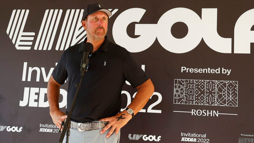 Phil Mickelson sagt, die PGA Tour geht „bergab“: „Ich mag die Seite, auf der ich bin“