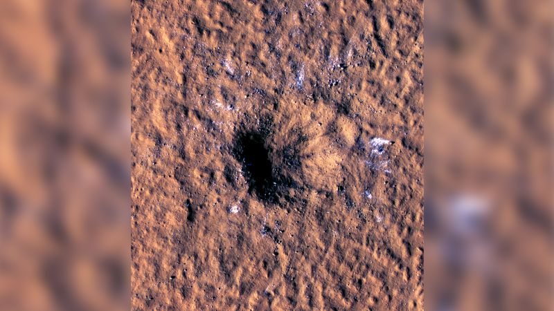 Ein Weltraumfelsen, der auf den Mars stürzte, enthüllte eine Überraschung