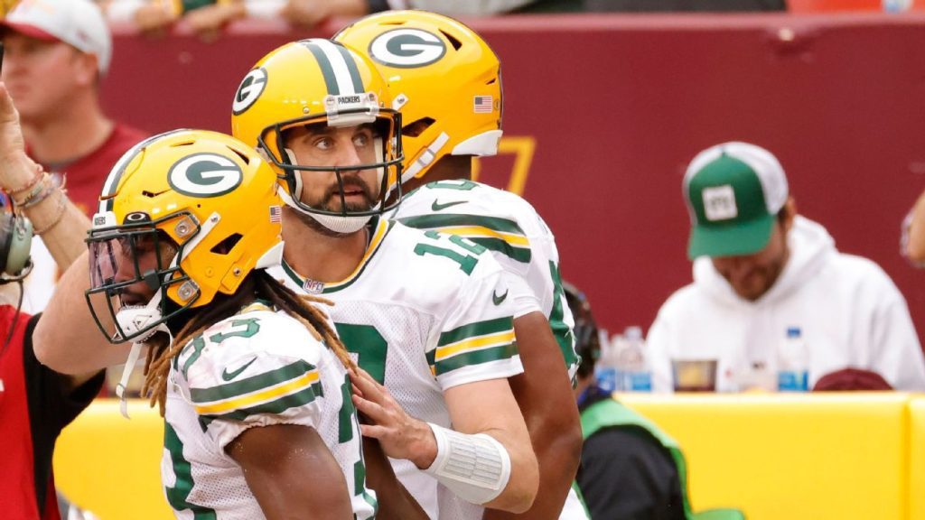 Aaron Rodgers unterstützt Kommentare zu Packers Vergehen und sagt, dass niemand jemals ein Problem mit ihm angesprochen habe