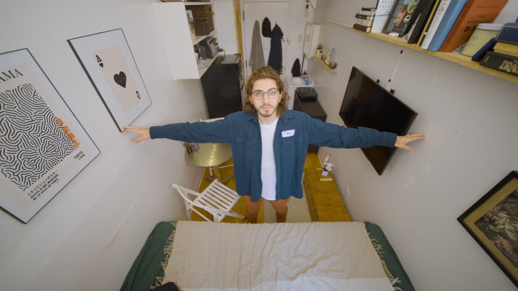 Dieser 23-Jährige zahlt 1.100 Dollar im Monat, um eine 95 Quadratmeter große Wohnung in New York City zu mieten