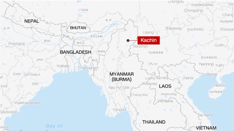 Kachin-Rebellen sagen, bei militärischen Luftangriffen in Myanmar seien etwa 50 Menschen getötet worden