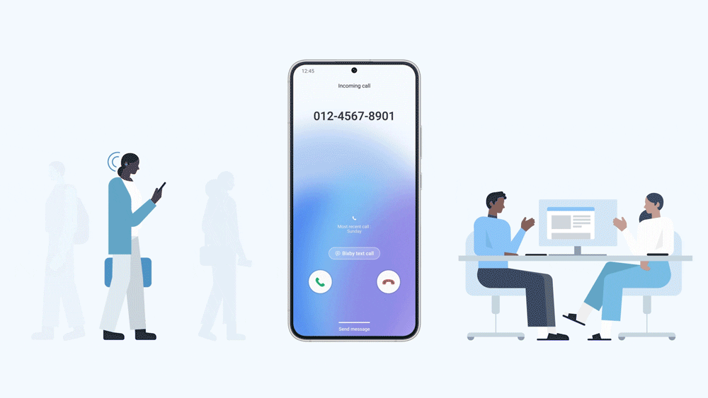 Samsung Bixby-Textanruf