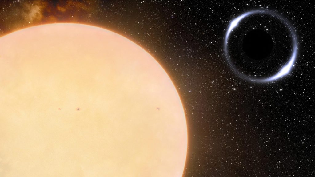 Astronomen haben das nächste schwarze Loch der Erde entdeckt – im kosmischen Hinterhof