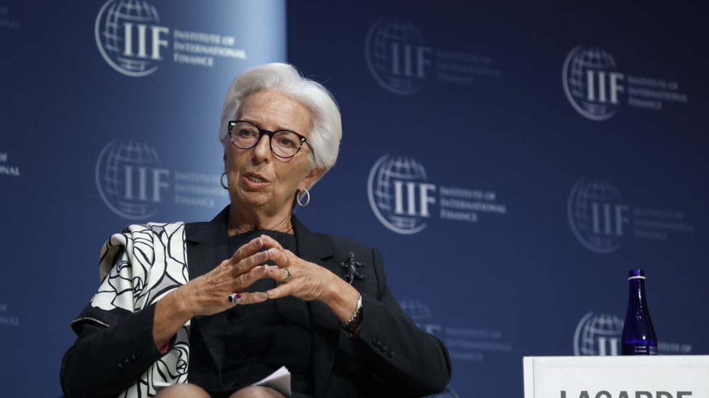 Lagarde sagt, dass die Europäische Zentralbank möglicherweise das Wachstum einschränken muss, um die Inflation zu kontrollieren