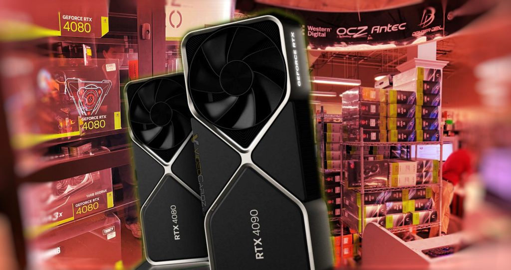 NVIDIA hat bereits 160.000 GeForce RTX 40-Grafikkarten verkauft, aber die Läden sind immer noch voll mit RTX 4080s