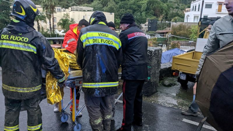Erdrutsch in Italien: 1 Tote und 10 Vermisste auf der Insel Ischia