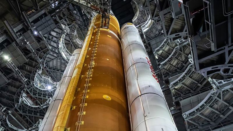 Artemis I: Die riesige Mondrakete der NASA kehrt zur Startrampe zurück