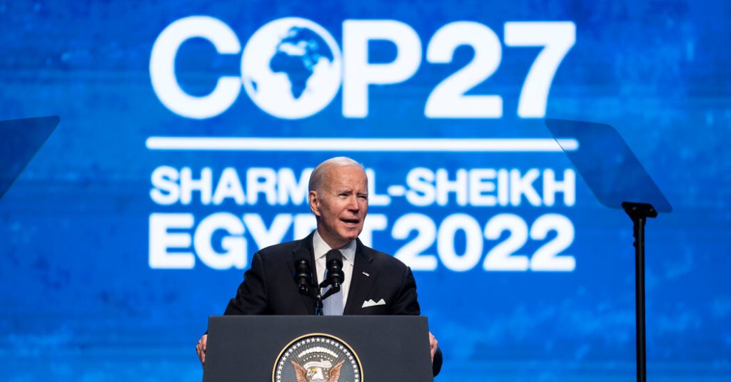 COP27 Live-Updates: Gemischte Reaktion auf Bidens Klimagipfel-Rede