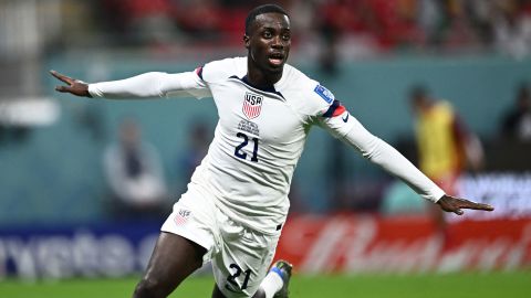 Timothy Weah erzielte das bisher einzige USMNT-Tor des Turniers.