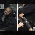 Kanye West Storm verlässt das Podcast-Interview, nachdem er gegen Antisemitismus gekämpft hat