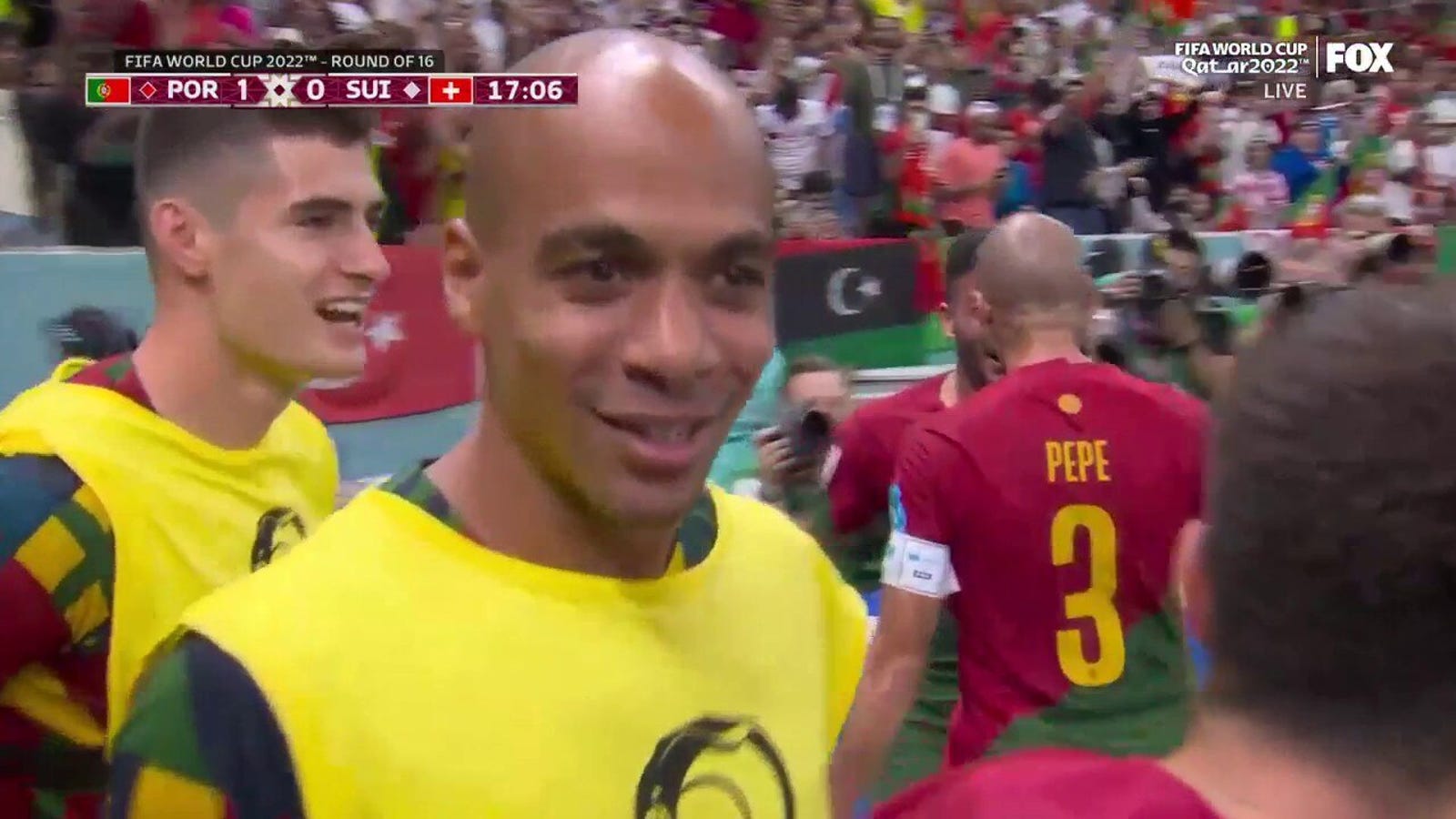 Der Portugiese Goncalo Ramos erzielt in 17 Minuten ein Tor gegen die Schweiz