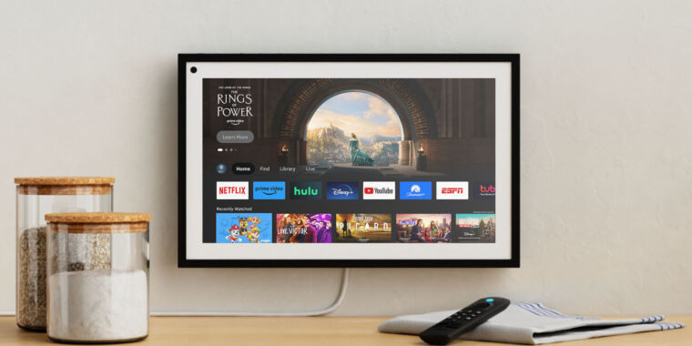 Amazons Echo Show 15 Smart Display wird zu einem tragbaren Fire TV-Gerät