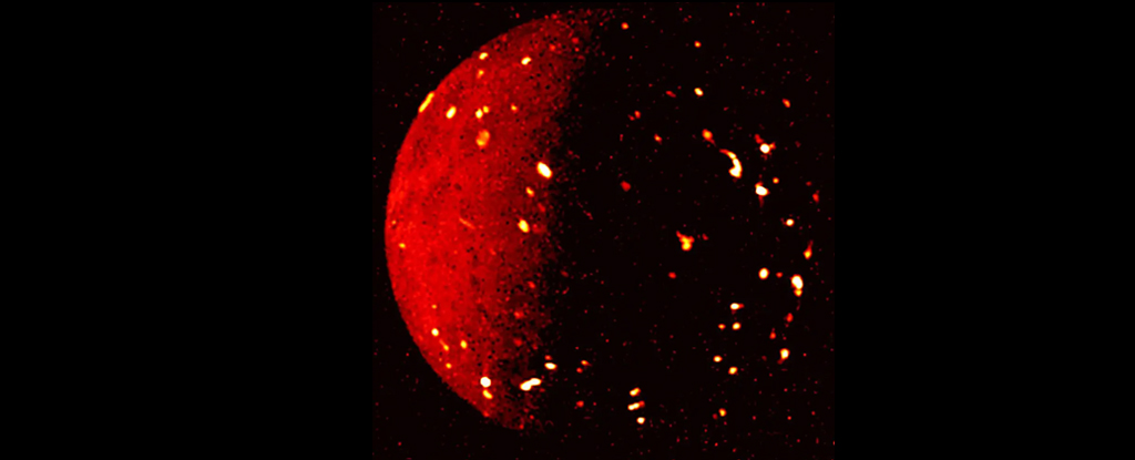 Atemberaubendes neues NASA-Bild zeigt leuchtend rote Lava auf dem Jupitermond: ScienceAlert
