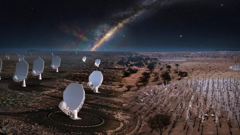 Der Bau des Square Kilometre Array Radio Telescope beginnt