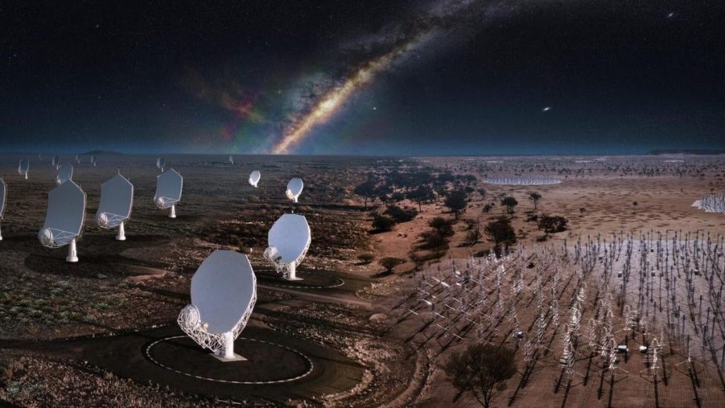 Der Bau des Square Kilometre Array Radio Telescope beginnt