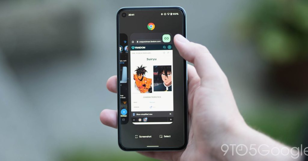 Die Adressleiste von Chrome sieht aus wie die Suche von Pixel Launcher mit einem neuen Design