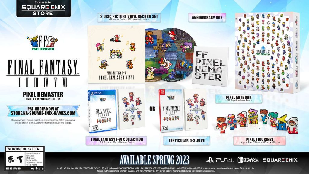 Die Final Fantasy Pixel Remaster-Serie erscheint im Frühjahr 2023 für PS4 und Switch