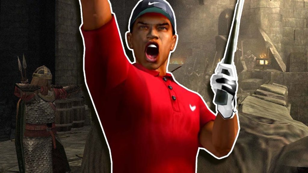 EA hat PS2 Herr der Ringe mit Tiger Woods Golf Engine entwickelt