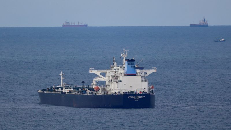 Öltanker stecken im Schwarzen Meer fest.  Das könnte ein Problem werden